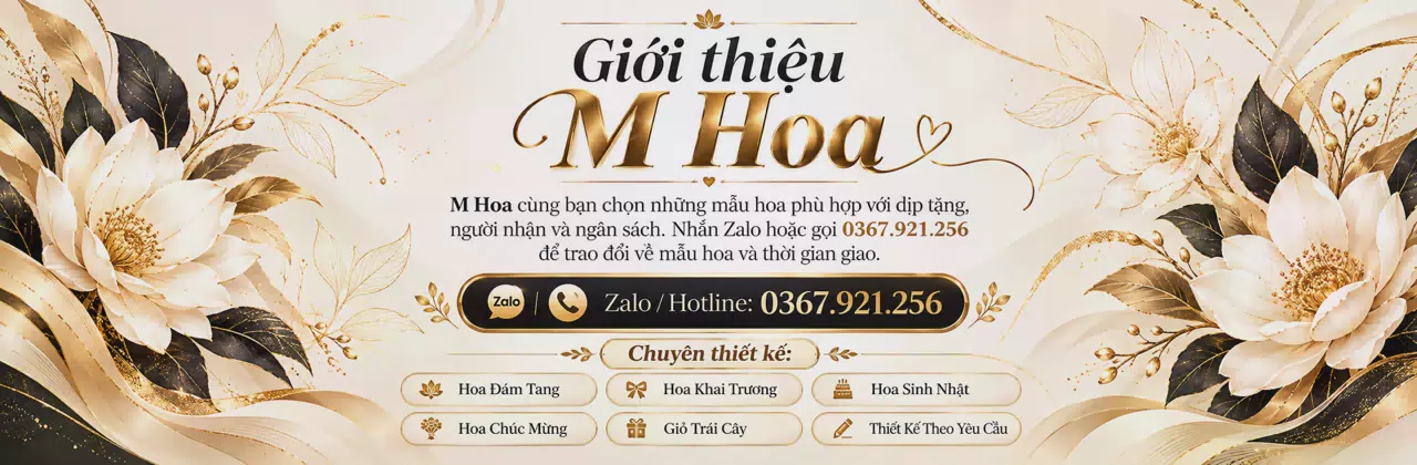 Ảnh bìa Shop hoa tươi Xã Phong Hoà Đồng Tháp - Từ lời nhắn đến món hoa vừa ý